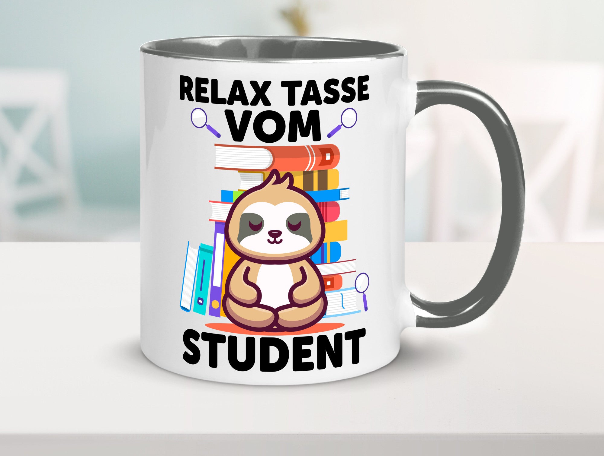 Relax Tasse: Student | Universität Uni Studium lustiger Spruch Geschenk Humor