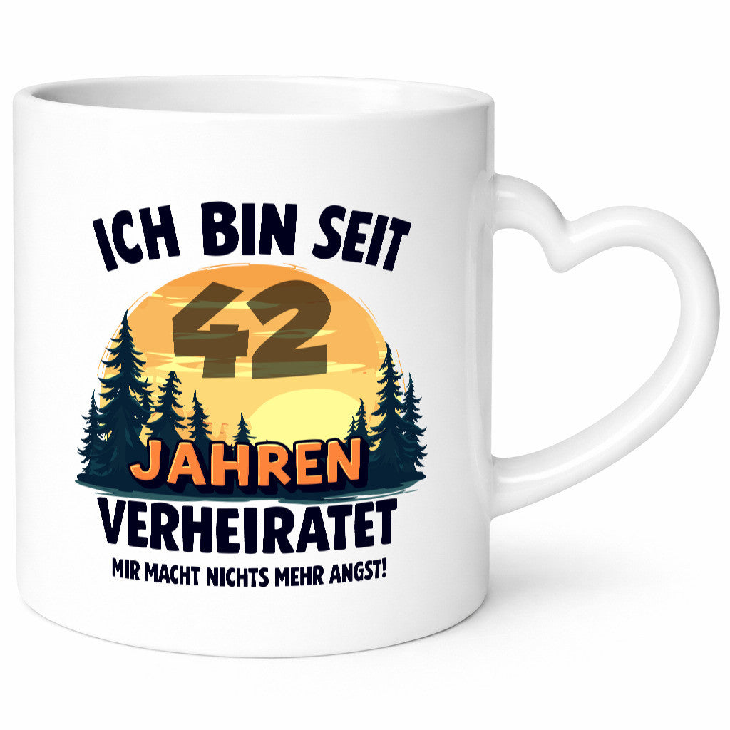 Ich bin Verheiratet | 42. Hochzeitstag Ehepaar v2 lustig Humor Geschenkidee