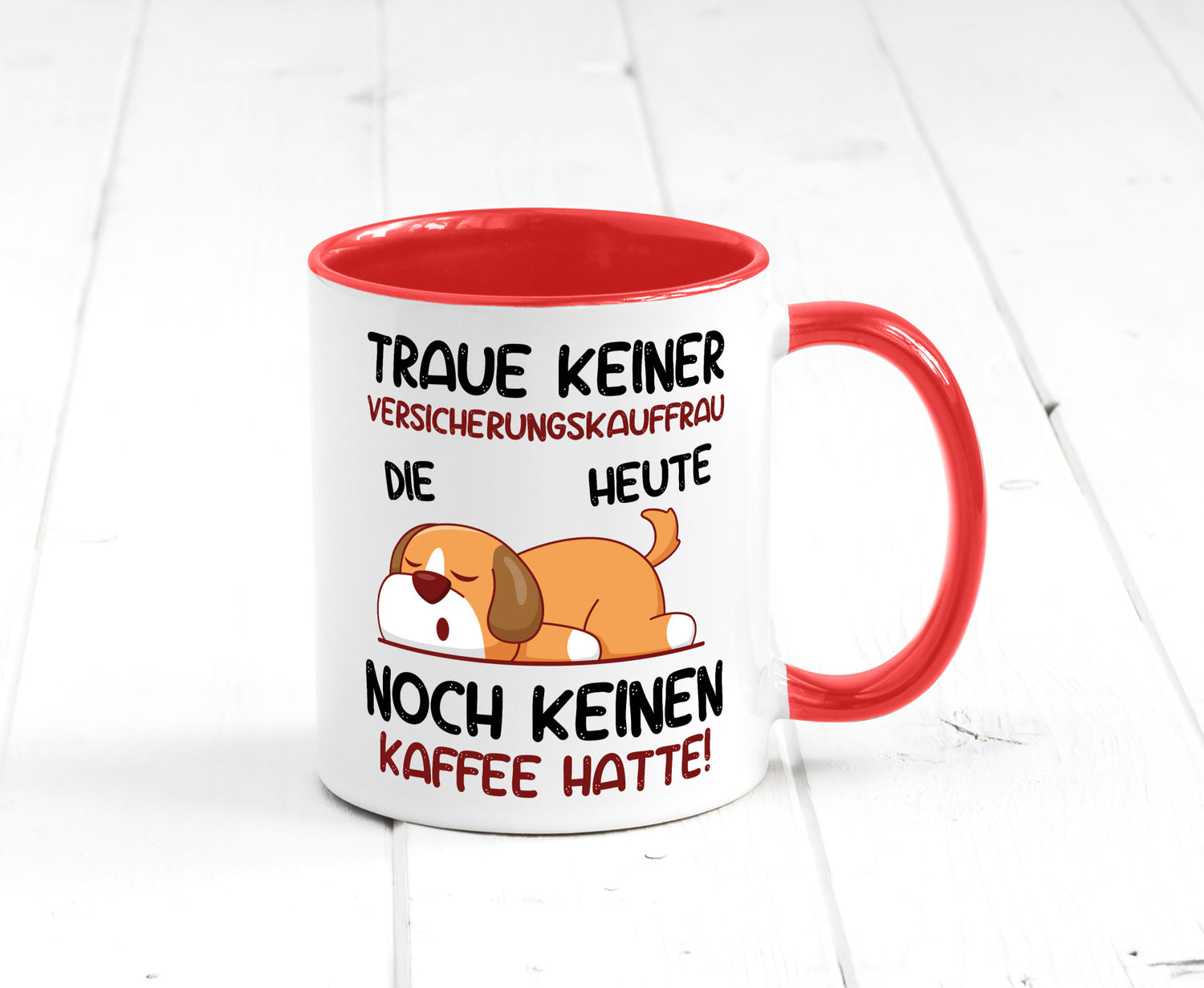 Traue keiner Versicherungskauffrau | Kauffrau Geschenk Humor Geschenkidee