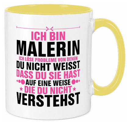 Löse Probleme: Malerin | Malerinnen Humor Geschenkidee Tasse