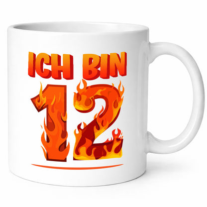 12. Geburtstag | 12 Jahre Drache Geschenkidee Humor Tasse