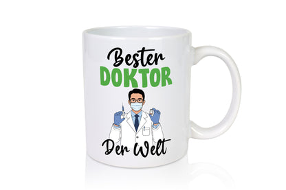 Bester Doktor | Doktorand Doktortitel v2 Humor Geschenkidee Tasse