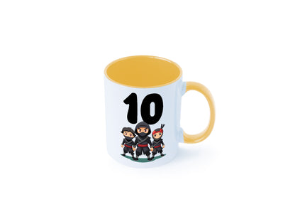 10. Geburtstag | 10 Jahre Ninja Humor Geschenkidee Tasse