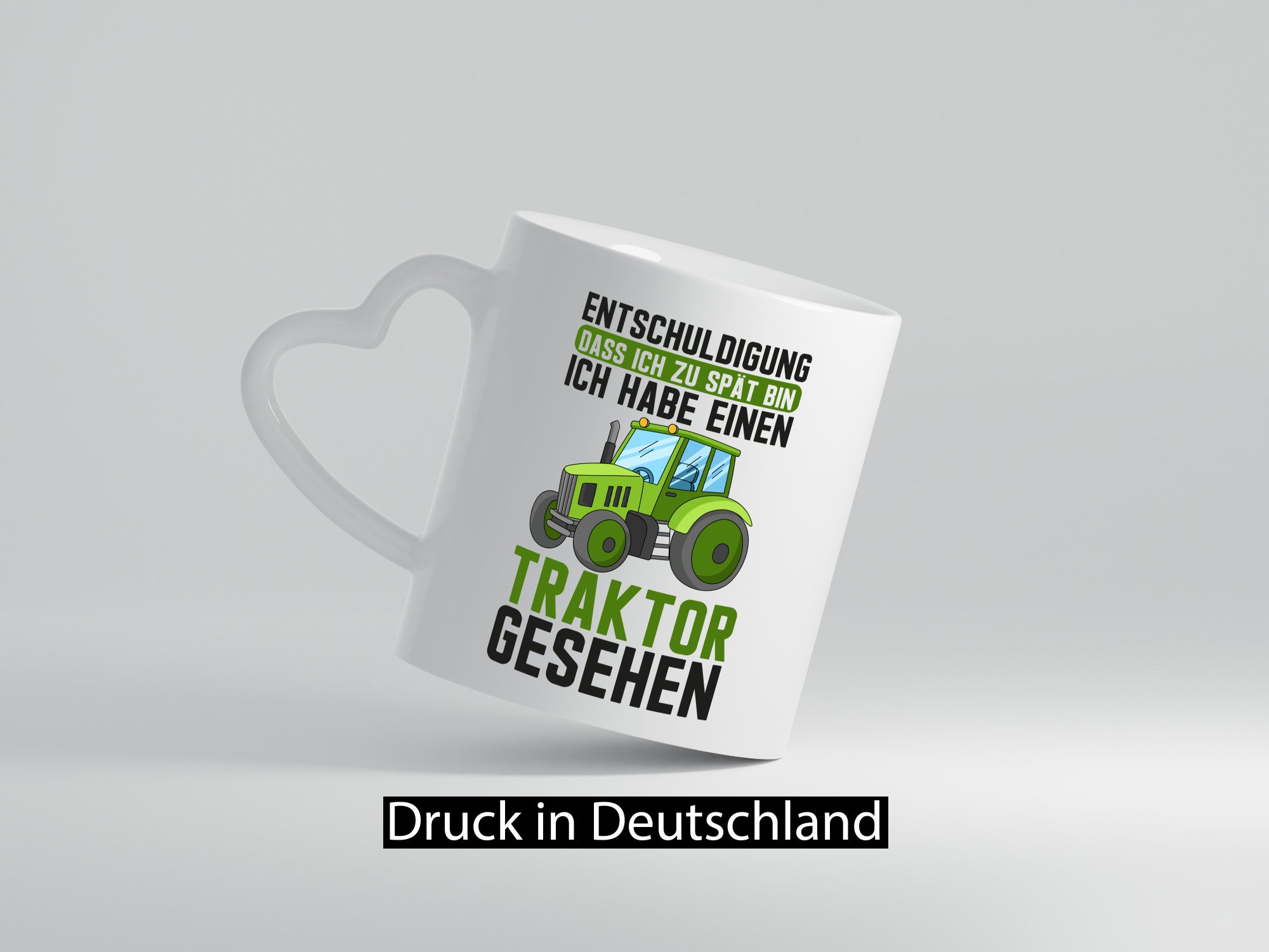 Entschuldigung das ich zu spät bin | traktor gesehen Kind Geschenkidee Humor