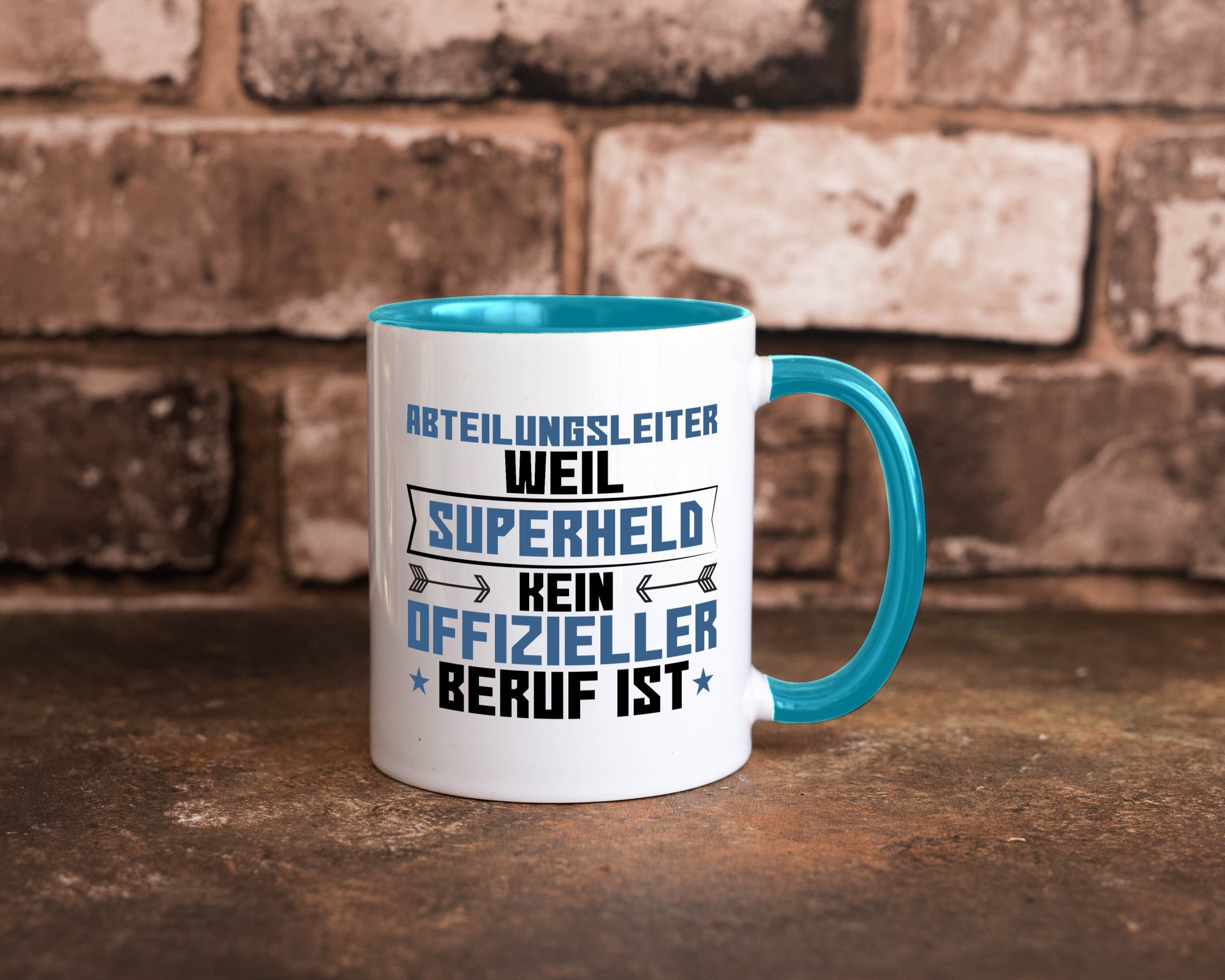 Superheld Abteilungsleiter| Führungskraft Geschenkidee Humor Tasse