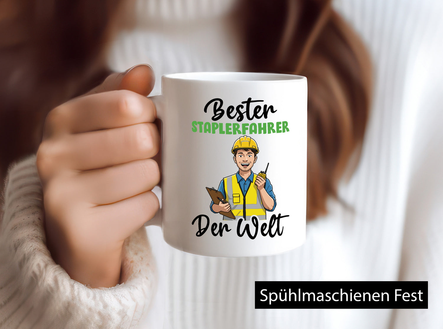 Bester Staplerfahrer | Gabelstapler Fahrer v2 lustig Humor Geschenkidee