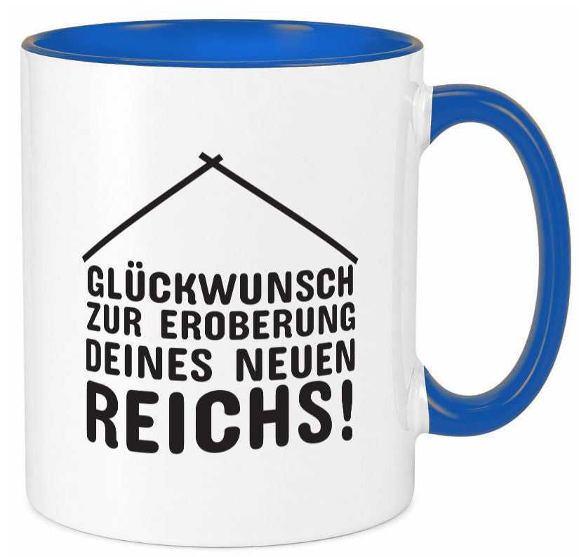 Neue Wohnung | Hausbesitzer Tasse Umzug Eigenheim Humor Geschenkidee