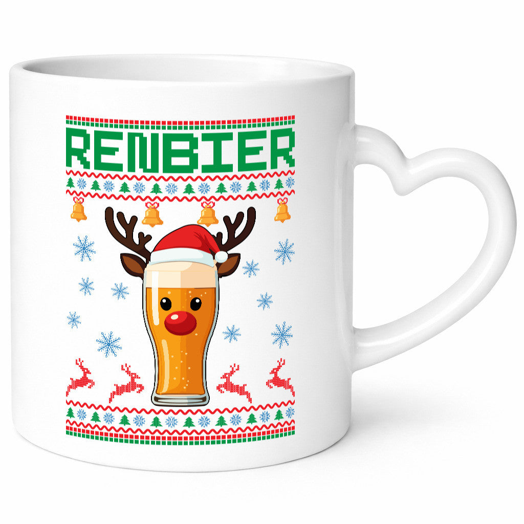 Renbier | Ugly Christmas Weihnachten lustig Humor Geschenkidee Geschenk Tasse