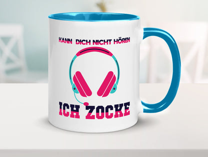 Kann dich nicht hören ich Zocke | Gamer Zocken Zocker Geschenkidee Humor Tasse