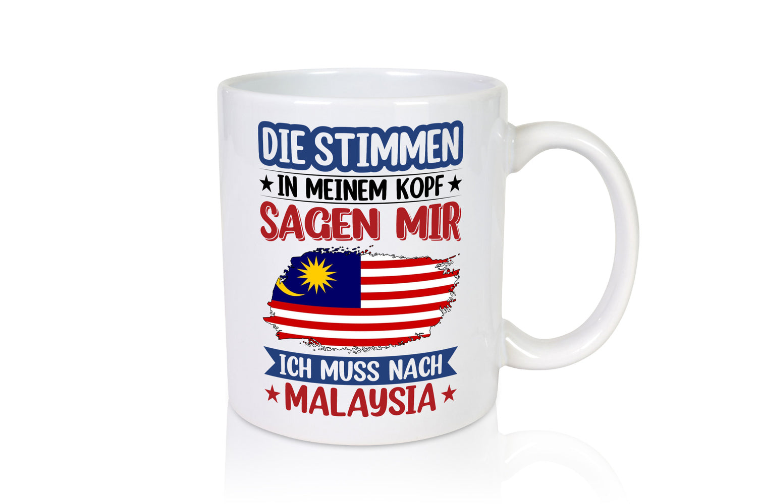 Malaysia | Urlaub Stimmen in meinem Kopf Traumland lustig Humor Geschenkidee