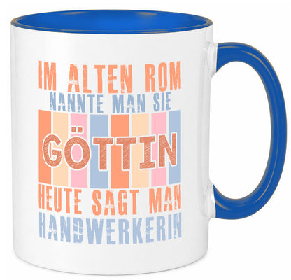 Heute sagt man: Handwerkerin | Handwerkerinnen Geschenk Humor Geschenkidee