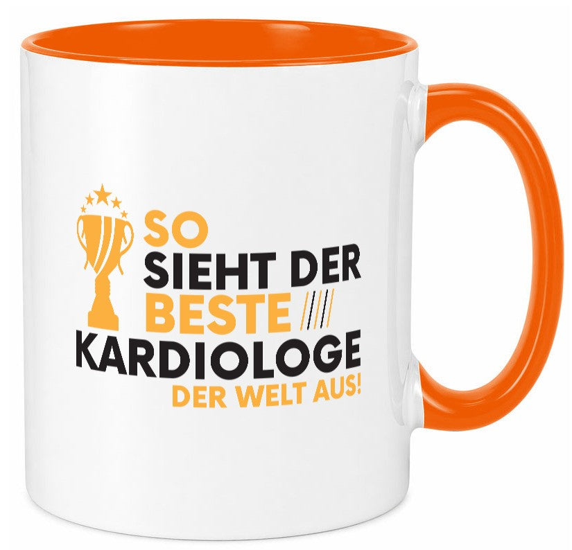 Der Weltbeste Kardiologe | Kardiologie Geschenk Humor Geschenkidee lustiger Tasse