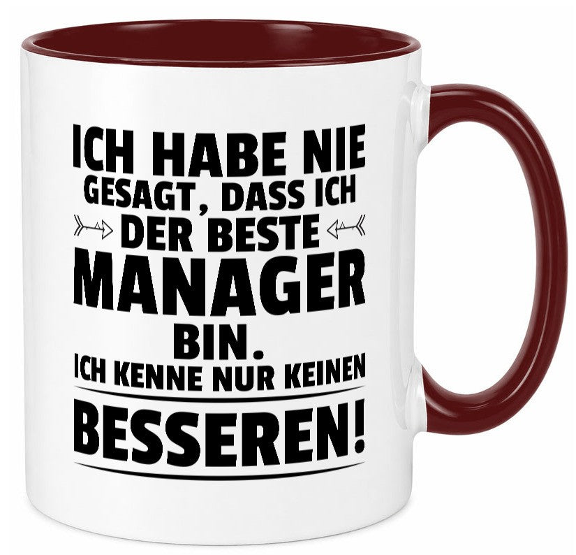 Keinen Besserer Manager | Management Geschenkidee Humor Tasse