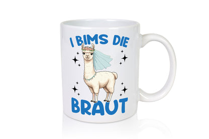 I Bims die Braut | Lama JGA Hochzeit lustig Humor Geschenkidee Geschenk Tasse