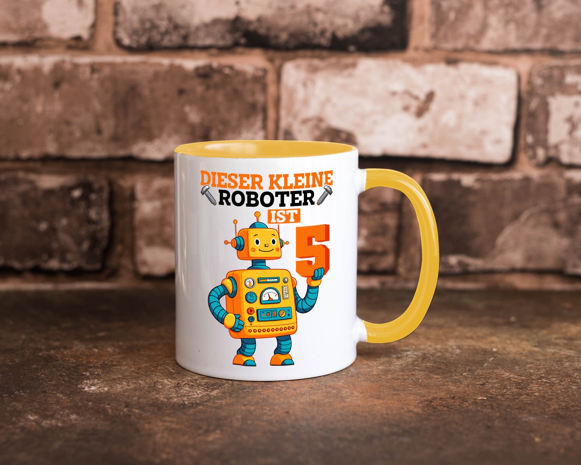 5. Geburtstag | 5 Jahre Roboter Junge lustiger Spruch Geschenk Geschenkidee
