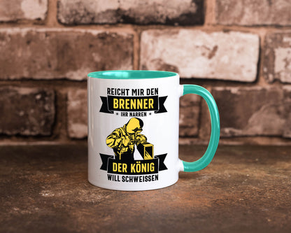 König will schweissen | Schweisser Sterne lustiger Spruch Geschenk Humor