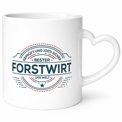 Geprüft und sicher: Forstwirt | Waldarbeiter Humor Arbeit Kollegen Büro