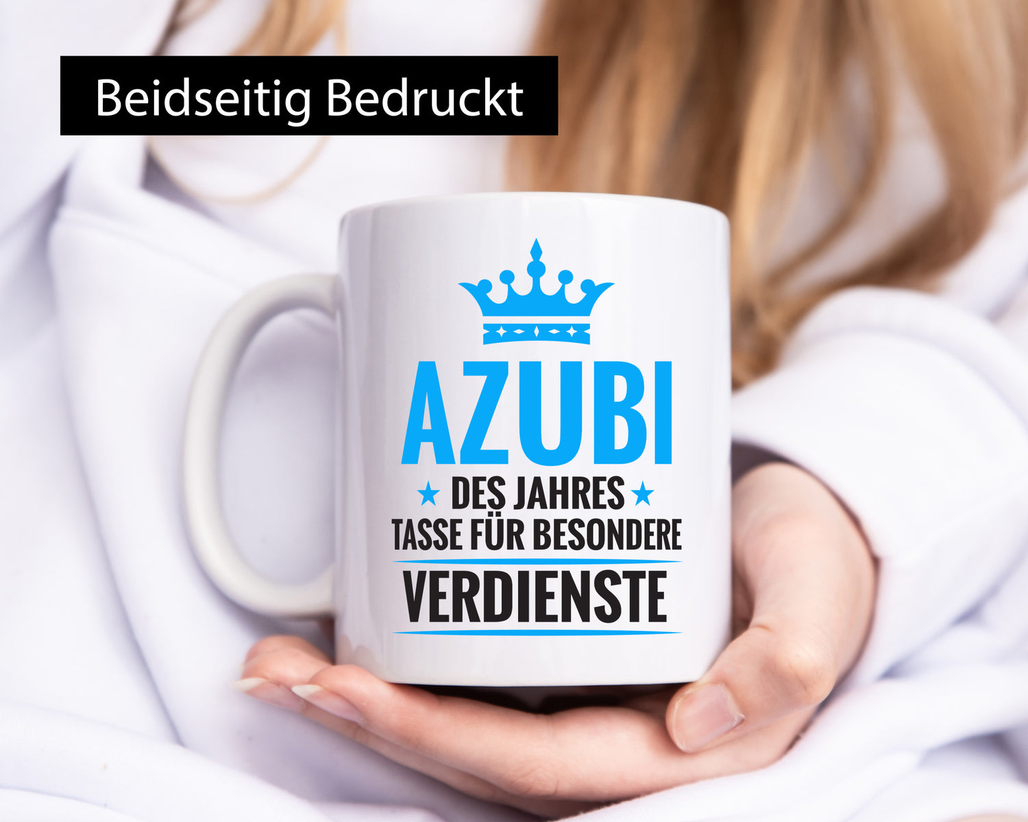 Besonderer Verdienst: Azubi | Ausbildung Lehre Lehrling Humor Geschenkidee Tasse