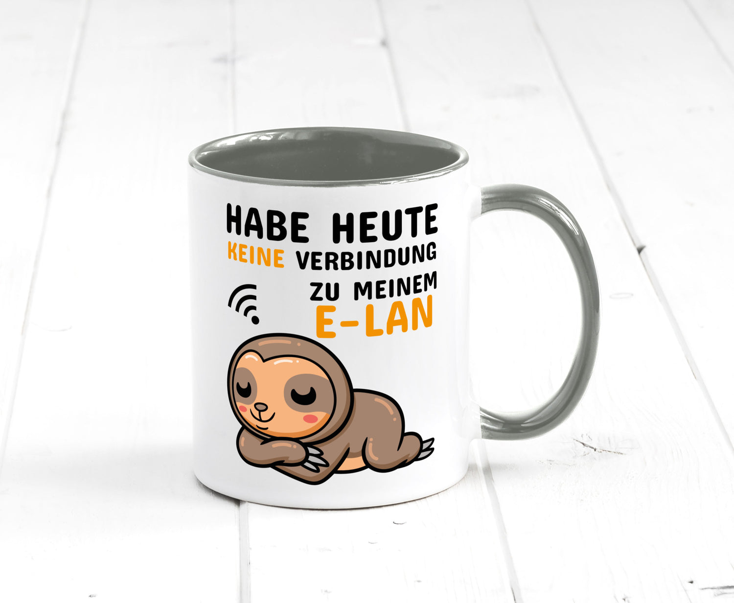 Keine Verbindung lustig Humor Geschenkidee Geschenk Tasse