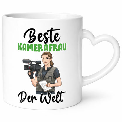 Beste Kamerafrau | Kamera v2 lustiger Spruch Geschenk Humor Geschenkidee Tasse