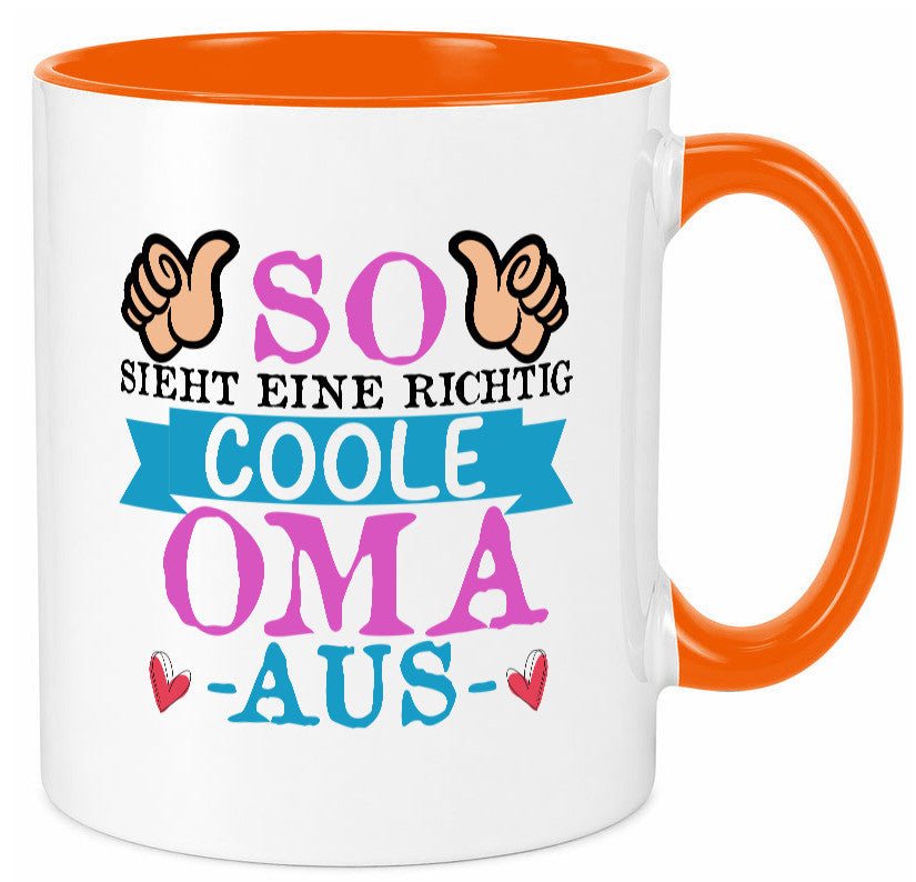 So sieht eine richtig Coole Oma aus | Großmutter Humor Familie Geschenkidee