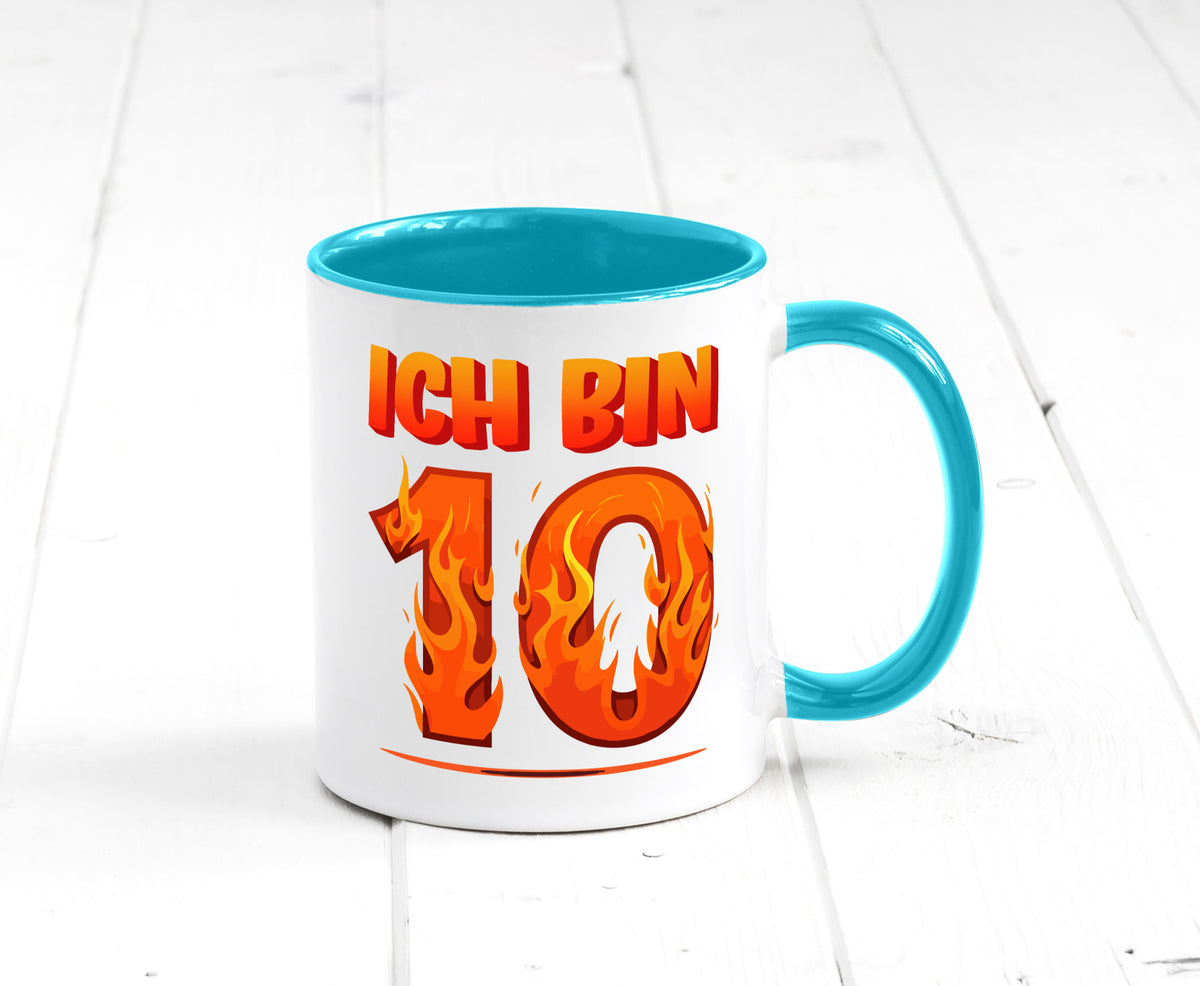 10. Geburtstag | 10 Jahre Drache lustiger Spruch Geschenk Geschenkidee Tasse