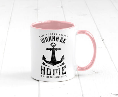 Bring mich da hin, wo ich sein will - Anker werfen lustiger Spruch Geschenk