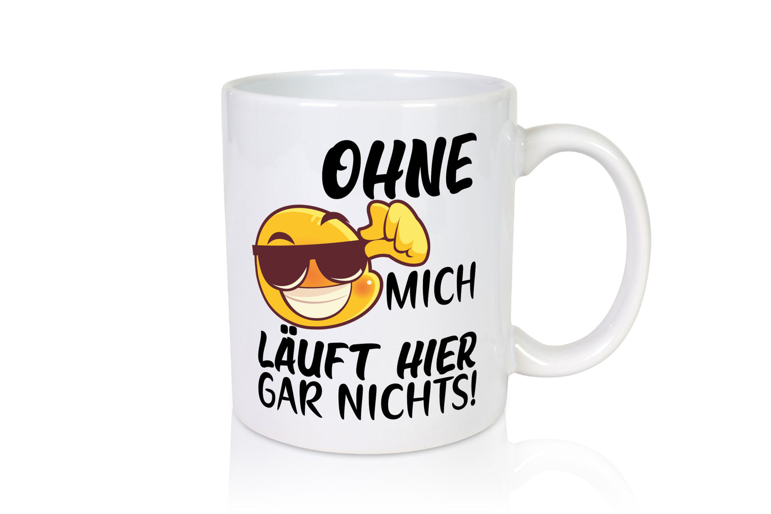 Ohne mich läuft hier nichts | Smiley Kollege Arbeit lustig Kollegen Büro