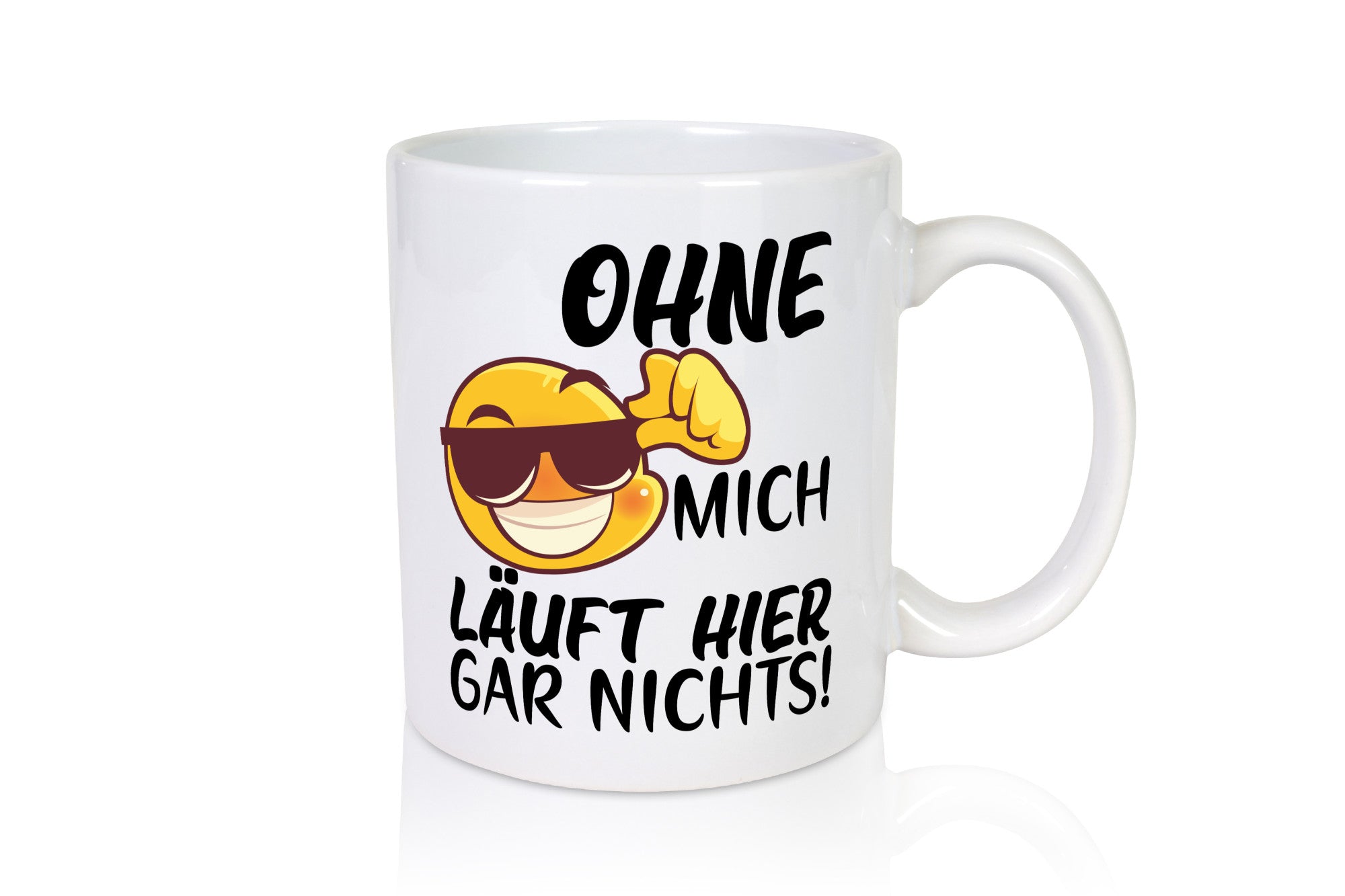 Ohne mich läuft hier nichts | Smiley Kollege Arbeit lustig Kollegen Büro