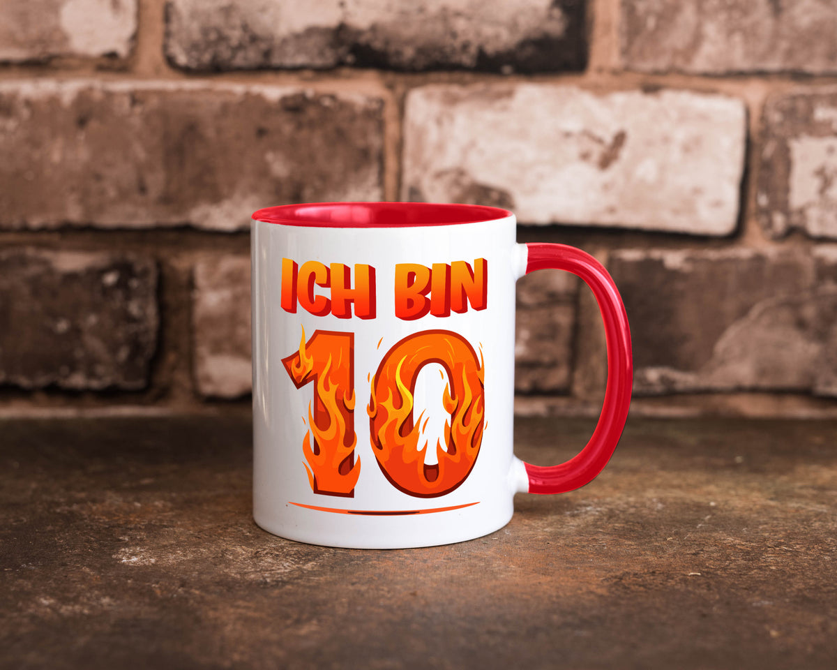 10. Geburtstag | 10 Jahre Drache lustiger Spruch Geschenk Geschenkidee Tasse