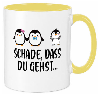 Schade das du gehst | Arbeitskollegen Arbeit Humor Kollegen Büro Geschenkidee Tasse