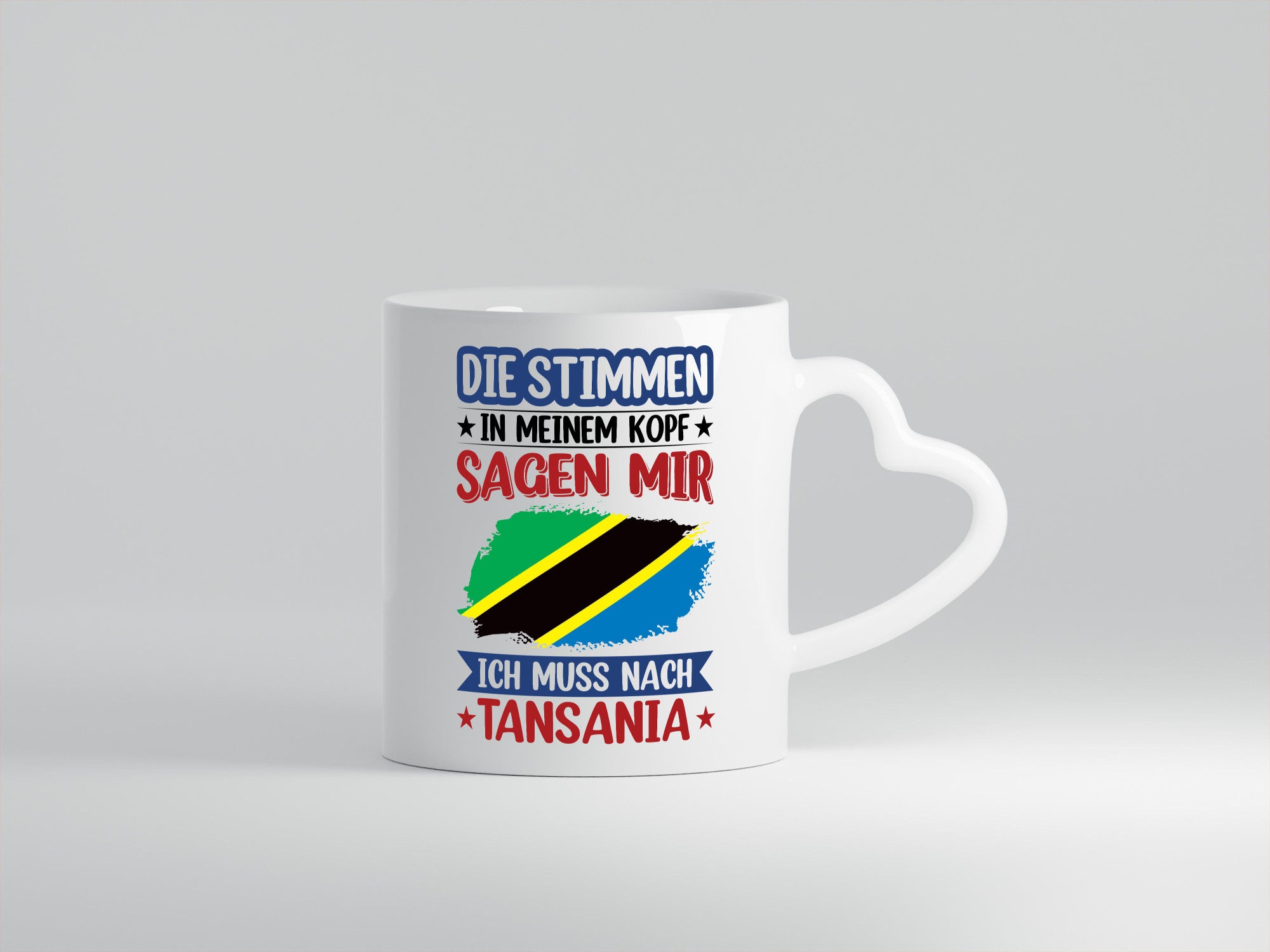 Tansania | Urlaub Stimmen in meinem Kopf Traumland v2 lustiger Spruch Geschenk