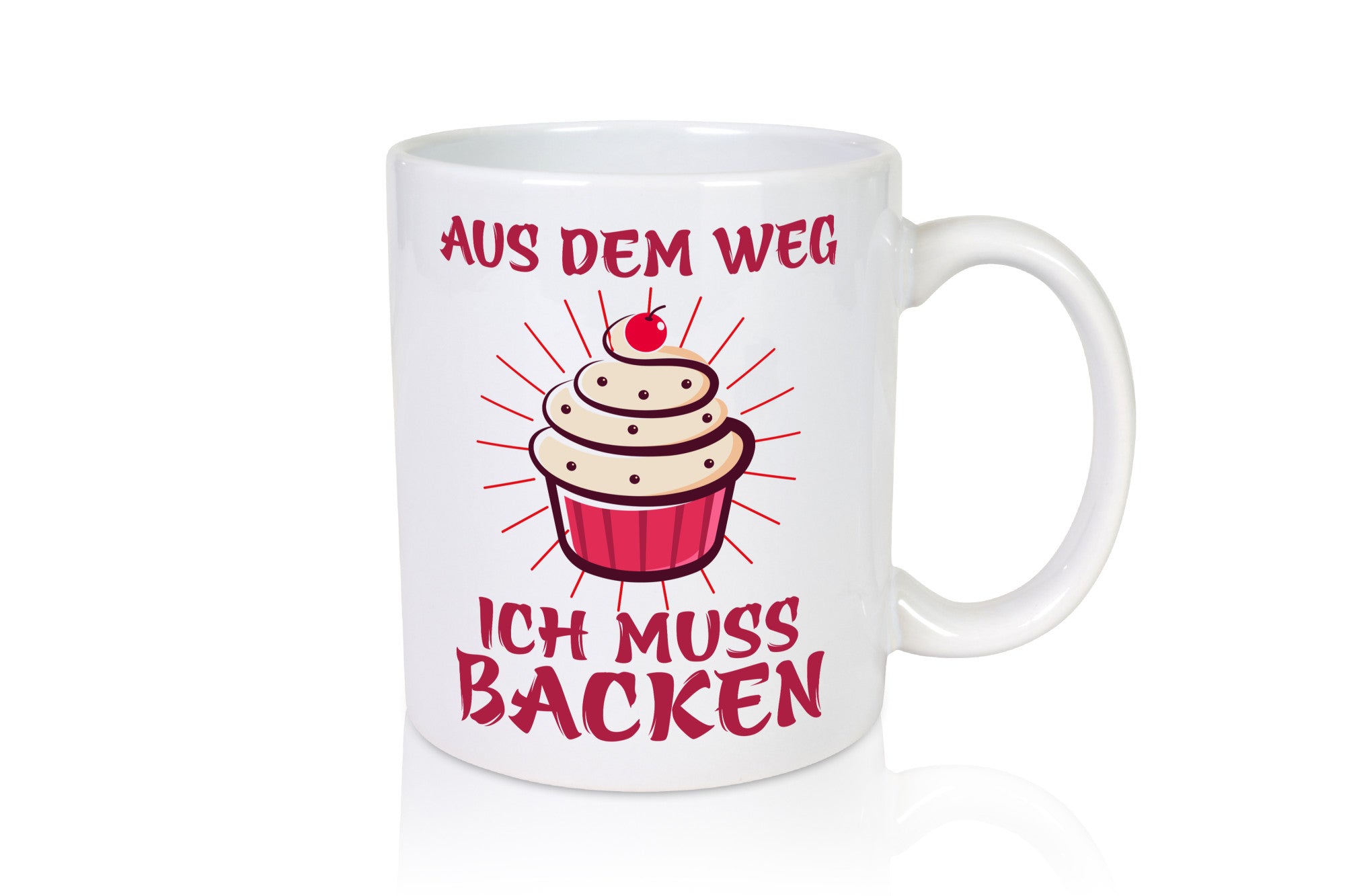 Aus dem weg ich muss Backen | Kuchen Humor Geschenkidee Tasse