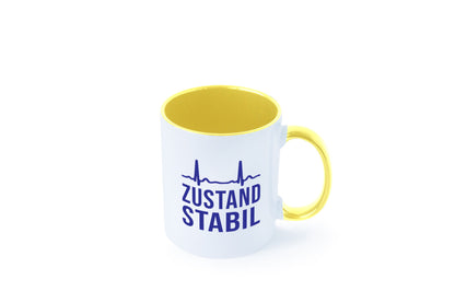 Zustand stabil | Herzschlag v2 Geschenk Humor Geschenkidee lustiger Spruch Tasse