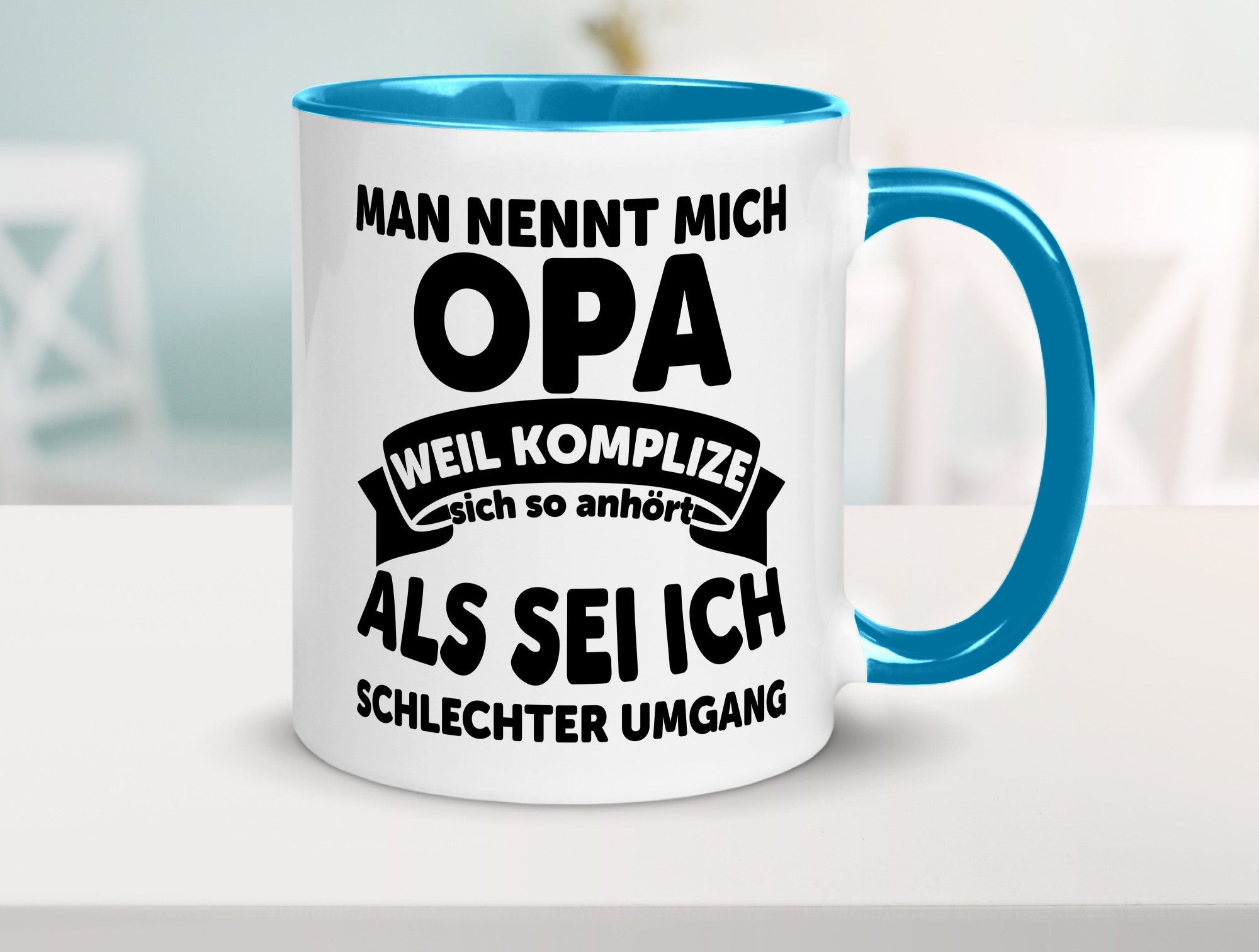 Nenn mich Opa, Komplize schlechter Umgang | Opa Witz Geschenk Familie