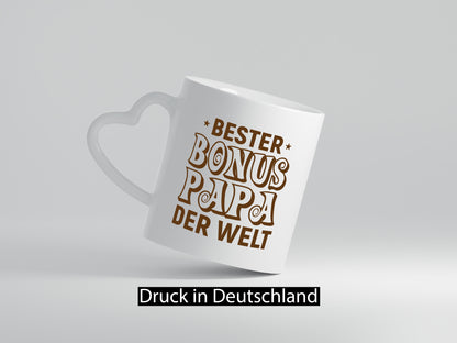 Bester Bonus Papa der Welt | Vatertag Humor Familie Geschenkidee Tasse