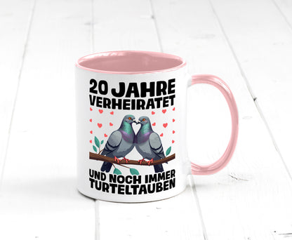 20 Jahre verheiratet | Turteltauben Ehe Ehepaar lustig Humor Geschenkidee