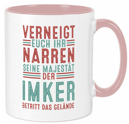 Verneigt euch: Imker | Imkerei Geschenk Humor Geschenkidee lustiger Spruch Tasse