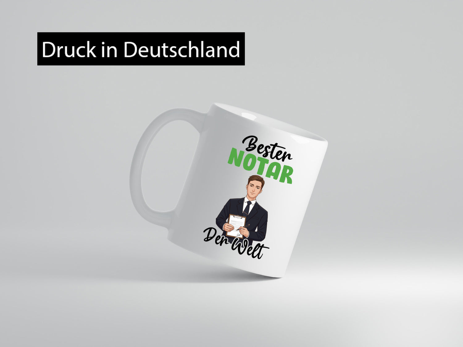 Bester Notar | Jurist v2 Geschenk Humor Geschenkidee lustiger Spruch Tasse