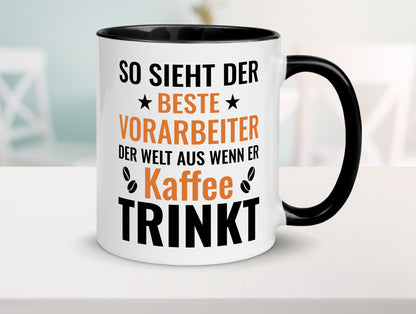 Kaffee trinkt: Vorarbeiter | Kollege Teamleiter Geschenk Arbeit Kollegen Büro