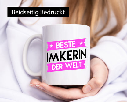 Beste Imkerin | Imkerei Geschenkidee Humor Tasse