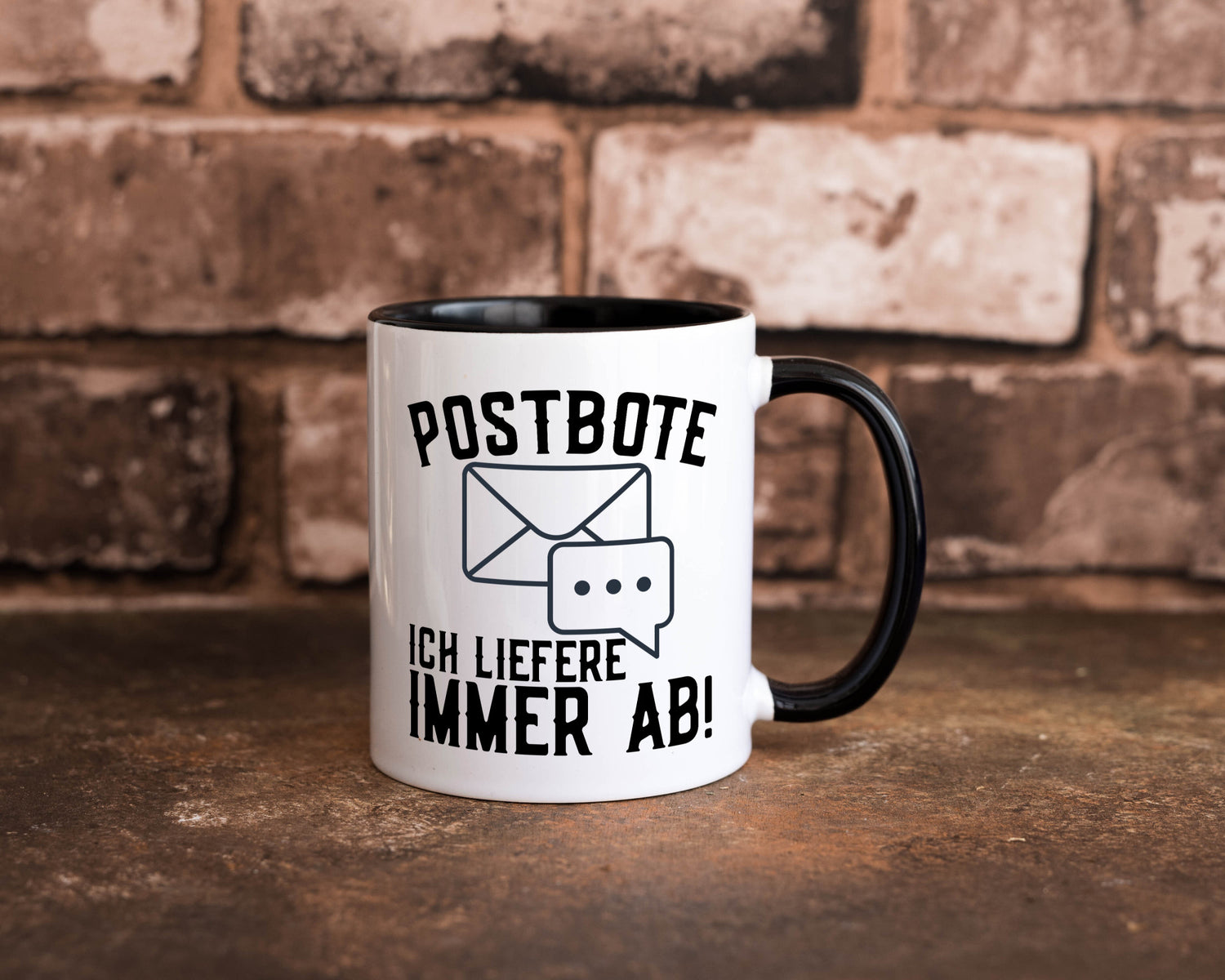 Ich liefere immer ab | Postbote Brief Zusteller Kurier Geschenk Humor