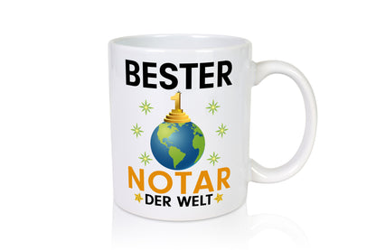 Welt Bester Notar | Jurist lustiger Spruch Geschenk Humor Geschenkidee Tasse