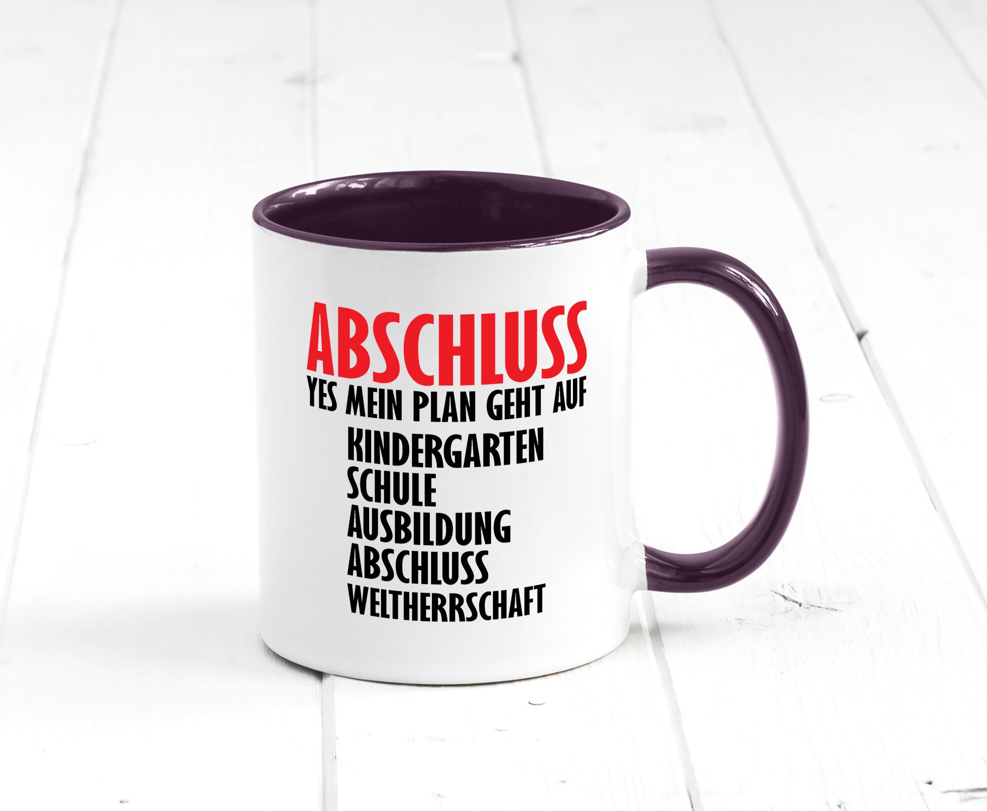 Abschluss Bachelor Geschenkidee Humor Tasse