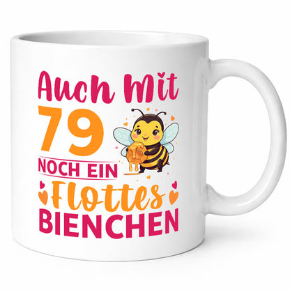 79. Geburtstag | Flottes Bienchen 79 Jahre v2 Humor Geschenkidee Tasse