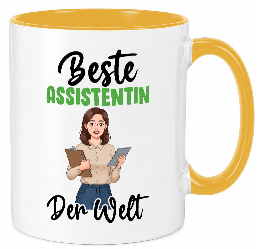 Beste Assistentin | Assistenz Hilfskraft v2 Geschenkidee Humor Tasse