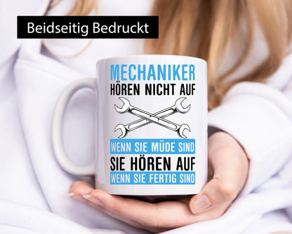Mechaniker hören nicht auf | Werkstatt Auto Werkzeug Geschenk Humor