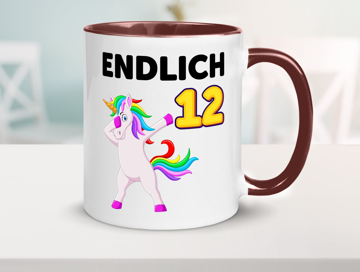 12. Geburtstag | endlich 12 Jahre Einhorn Mädchen lustig Geschenkidee Geschenk