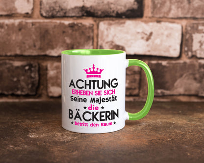 Seine Majestät Bäckerin | Bäckerei Frauen Backen Humor Geschenkidee Tasse