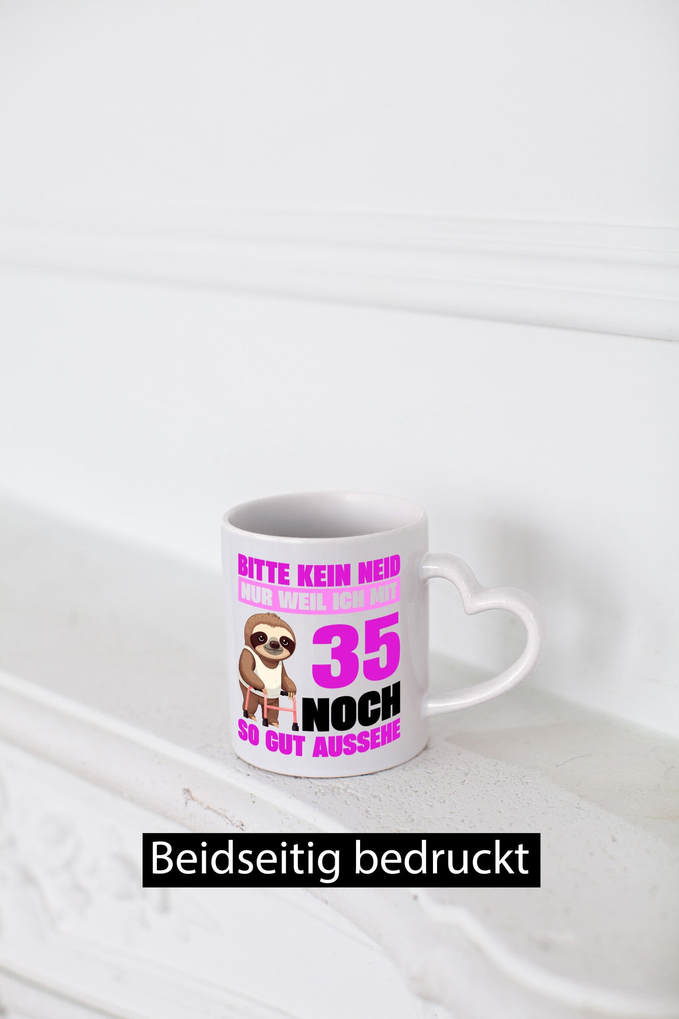 35. Geburtstag | Bitte kein neid Faultier 35 Jahre lustig Geschenkidee Geschenk